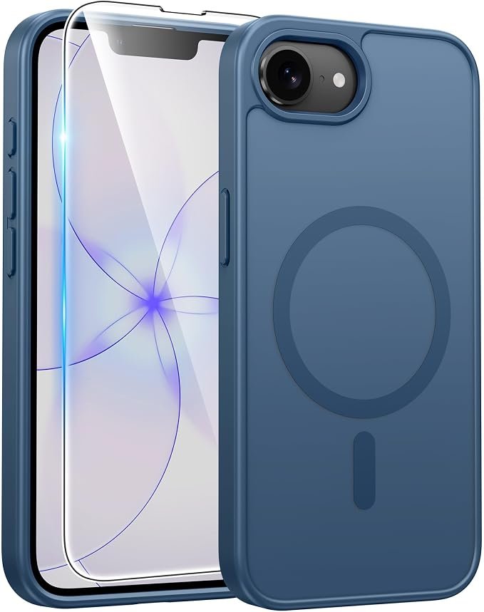 FNTCASE for iPhone 17e/ iPhone 16e Case, Fit for Magsafe, Screen Protector